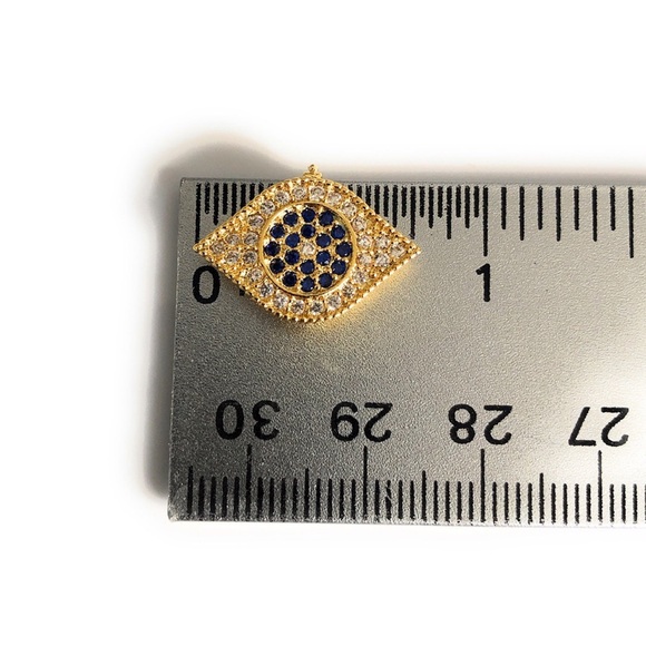 Gold Evil Eye Bracelet - Picture 7 of 8